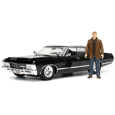 Dean Winchester & 1967 Chevrolet Impala SS - Supernatural - Jada - 1:24