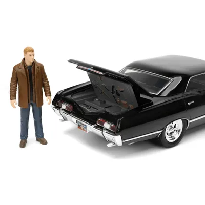 Dean Winchester & 1967 Chevrolet Impala SS - Supernatural - Jada - 1:24