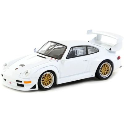 Porsche 911 GT2 - Vit - Schuco x Tarmac Works - 1:64