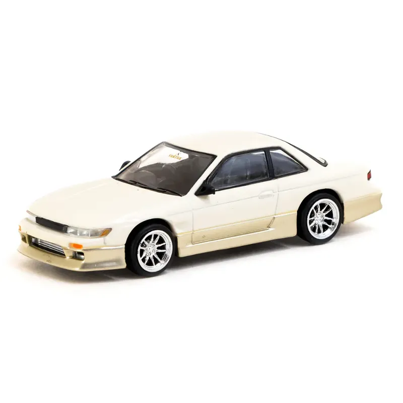 VERTEX Nissan Silvia S13 - Vit / Guld - Tarmac Works - 1:64