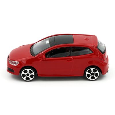 Volkswagen Polo GTI - 2010 - Röd - Bburago - 10 cm