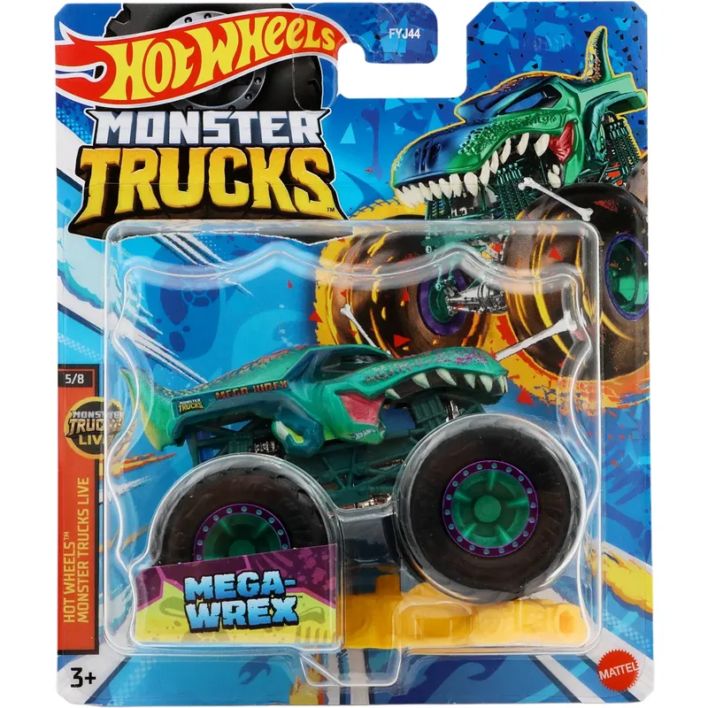 Mega-Wrex - Monster Trucks - Hot Wheels - 9 cm