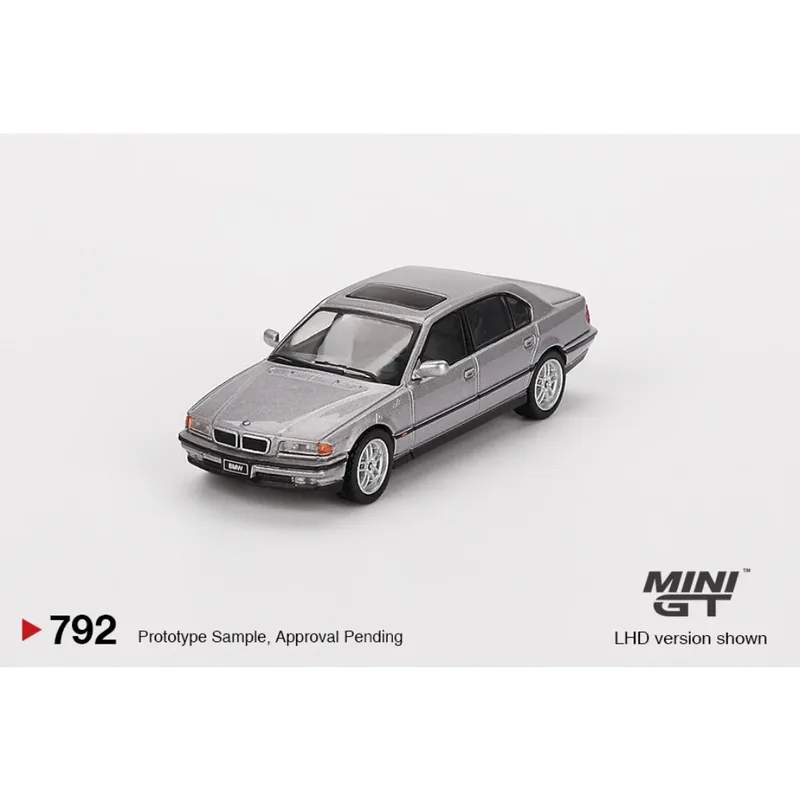 BMW 750iL (E38) - Aspen Silver Metallic - 792 - Mini GT - 1:64