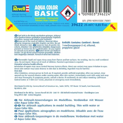 Aqua Color Basic - Grundfärg - Acrylic Primer - 25 ml - Revell