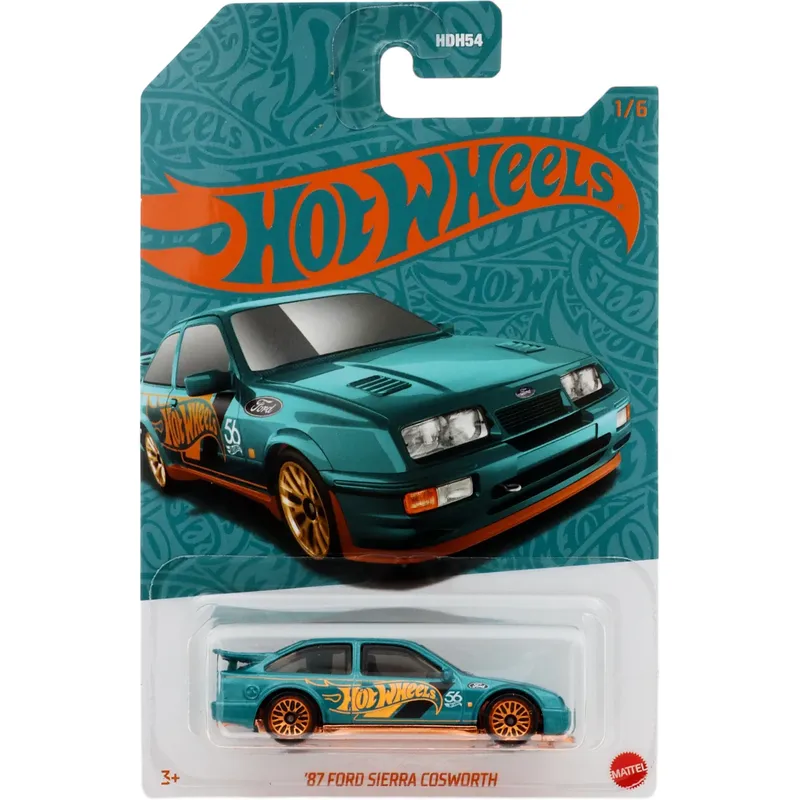 '87 Ford Sierra Cosworth - Green and Gold - Hot Wheels