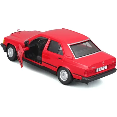 Mercedes-Benz 190 E 2.6 - W201 - Röd - Bburago - 1:24
