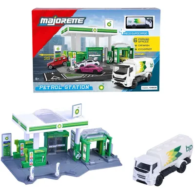 Bensinstation - Pumpar, elbilsladdare och biltvätt - BP - Majorette