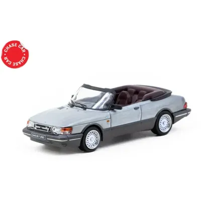 Saab 900 Turbo Convertible - Vit - GLOBAL64 - Tarmac Works