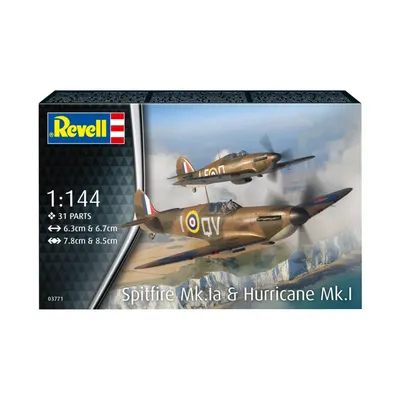 Spitfire Mk.Ia & Hurricane MK.I - 03771 - Revell - 1:144