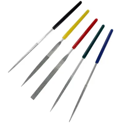 Mini Diamond File Set - 5 filar - PFL6007 - Model Craft