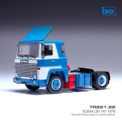 Scania LBT 141 - 1976 - Blå - Ixo Models - 1:43
