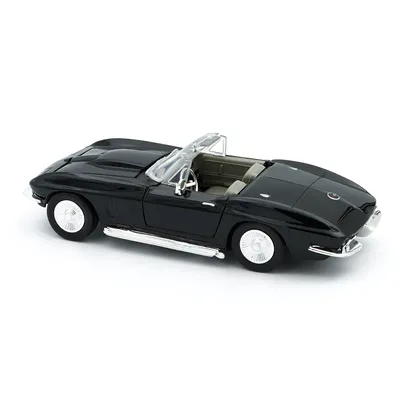 1967 Corvette - Chevrolet - Svart - Motormax - 1:24