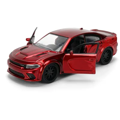 2021 Dodge Charger SRT Hellcat - Röd - Pink Slips - Jada - 13 cm