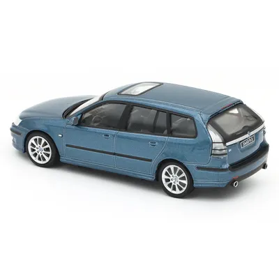 Saab 9-3 SportCombi - Blå - Cararama - 1:43