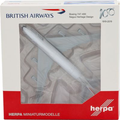 Boieng 747-400 - British Airways - G-CIVB - Herpa - 1:500