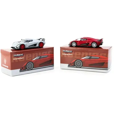 Koenigsegg Regera - Röd - GLOBAL64 - Tarmac Works - 1:64