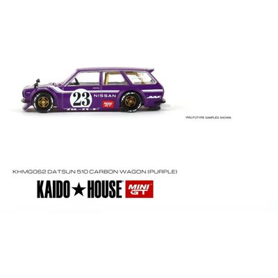Datsun 510 Wagon - Lila - Kaido House - 062 - Mini GT - 1:64