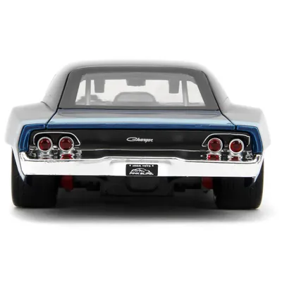 1968 Dodge Charger Widebody - Blå - Pink Slips - Jada - 1:24