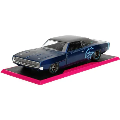 1968 Dodge Charger Widebody - Blå - Pink Slips - Jada - 1:24