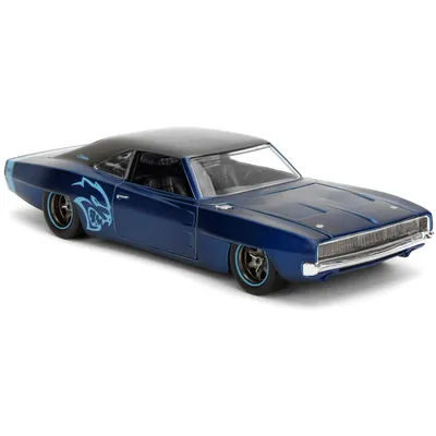 1968 Dodge Charger Widebody - Blå - Pink Slips - Jada - 1:24