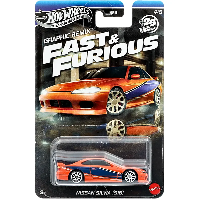 Nissan Silvia (S15) - Orange - F&F - Graphic Remix - Hot Wheels
