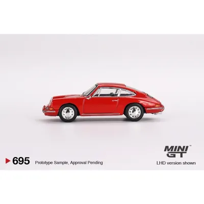 Porsche 901 1963 - Röd - 695 - Mini GT - 1:64