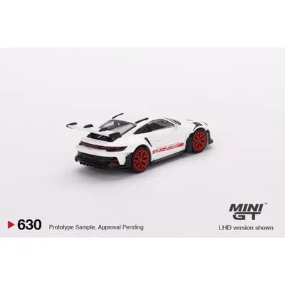 Porsche 911 (992) GT3 RS - Vit - 630 - Mini GT - 1:64