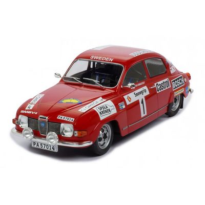 Saab 96 V4 - S.Blomqvist / A.Hertz - 1973 - Ixo Models 1:18