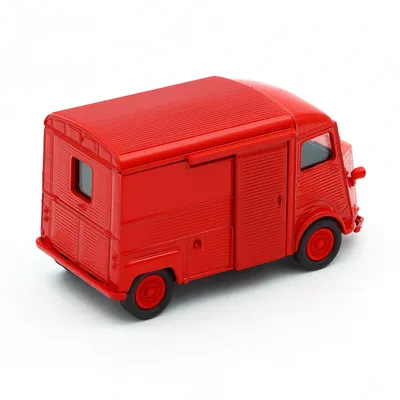 Citroën H Van - HY - Röd - Welly - 11 cm