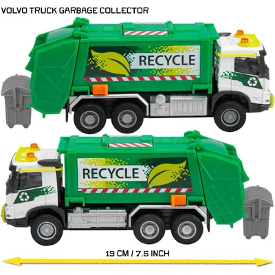 Volvo FMX Sopbil - Truck Garbage Collector - Majorette