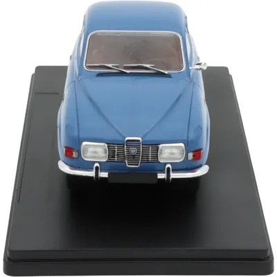 SKADAD VITRIN - Saab 96 V4 - Blå - 1:24
