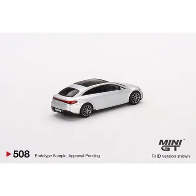 Mercedes-Benz EQS 580 4MATIC - Silver - 508 - Mini GT - 1:64