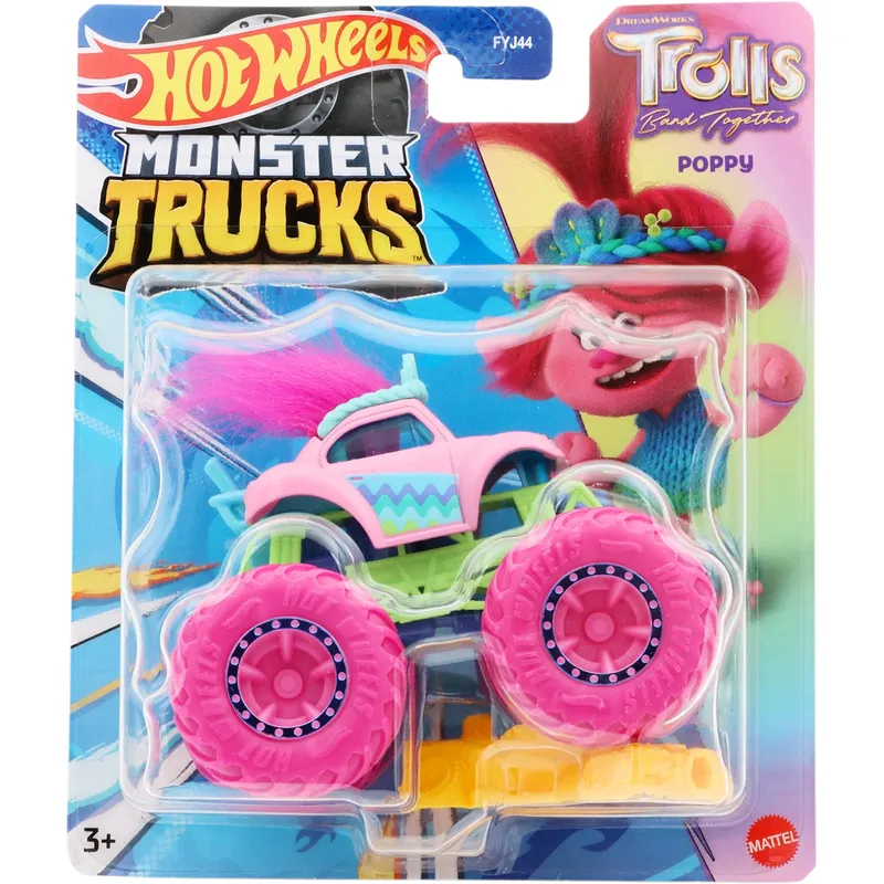 Poppy - Trolls - Monster Trucks - Hot Wheels