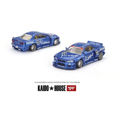 Nissan Skyline GT-R R34 - Kaido House - 055 - Mini GT - 1:64