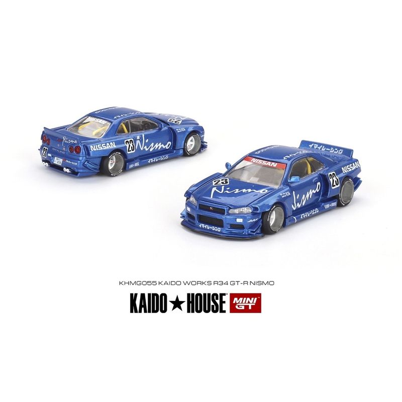 Nissan Skyline GT-R R34 - Kaido House - 055 - Mini GT - 1:64