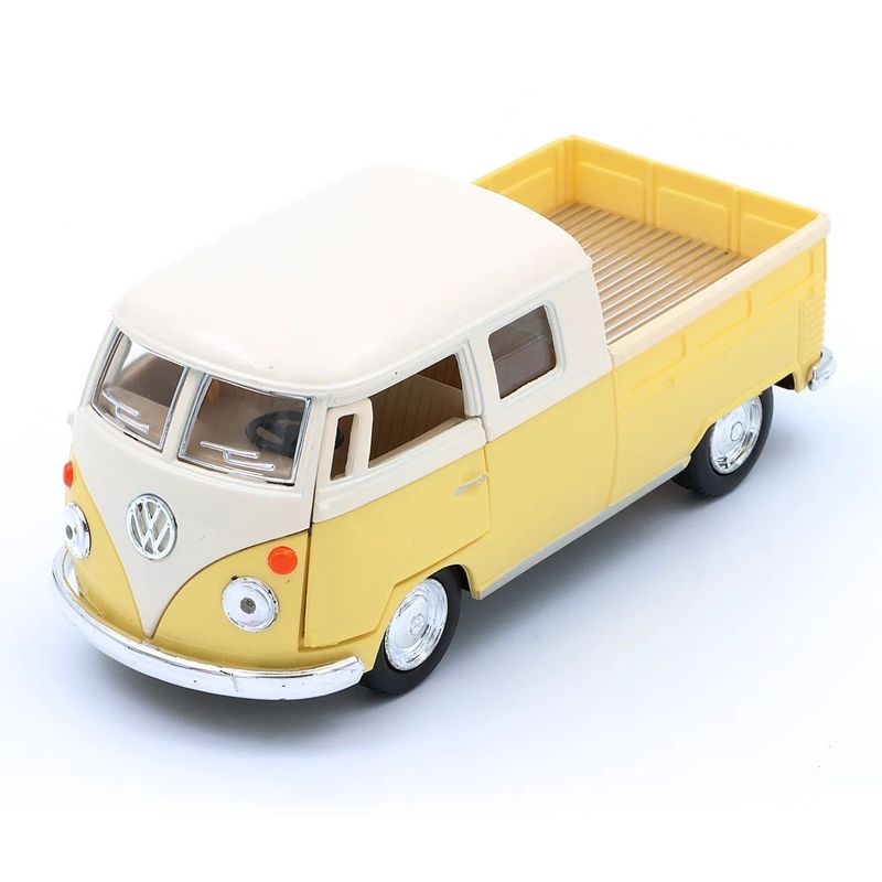 1963 Volkswagen Bus Double Cab Pickup - Kinsmart - 1:34 - Pastellgul