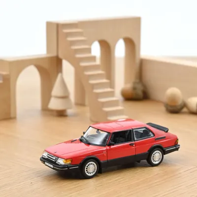 Saab 900 Turbo 16 - 1992 - Röd - Norev - 1:43