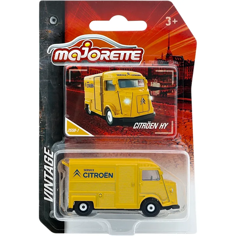 Citroën HY - Service - Gul - Vintage - Majorette - 7 cm