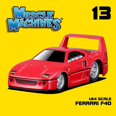 Ferrari F40 - Röd - Muscle Machines 13 - Maisto - 1:64