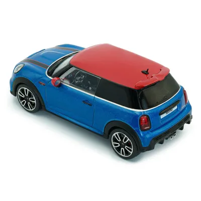 Mini Cooper JCW (F56) - 2023 - Blå / Röd - Solido - 1:43
