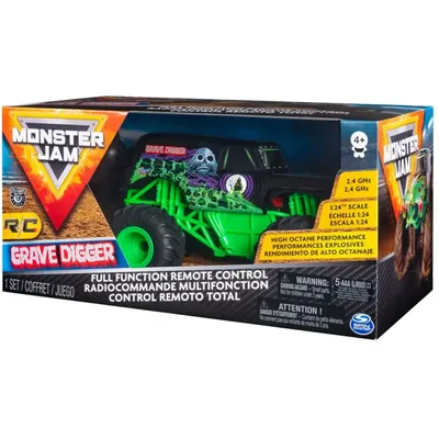 Grave Digger - Radiostyrd - Monster Jam - 18 cm