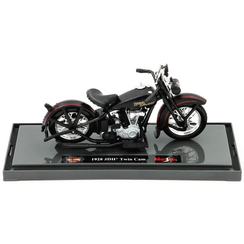 1928 JDH Twin Cam - Harley-Davidson - Svart - Maisto - 1:18