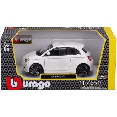 Fiat 500e - 2023 - Vit - Bburago - 1:24