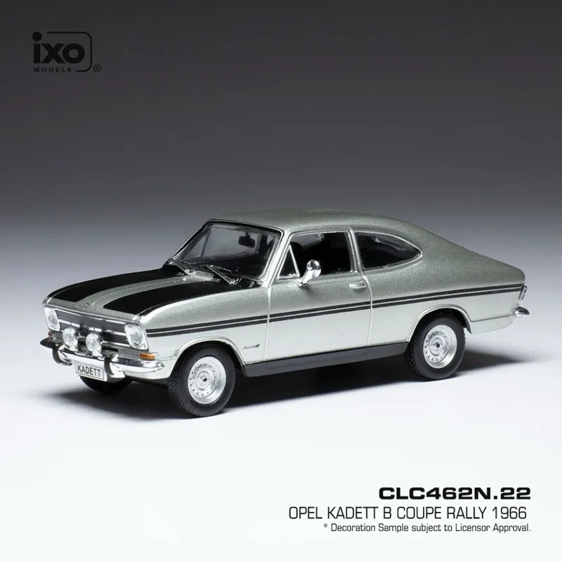 Opel Kadett B Coupe Rallye - 1967 - Silver - Ixo Models - 1:43