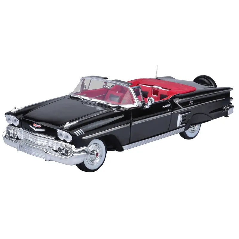 1958 Chevy Impala - Svart - Motormax - 1:18