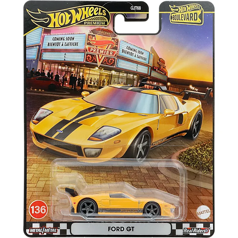 Ford GT - Gul - Boulevard 136 - Hot Wheels