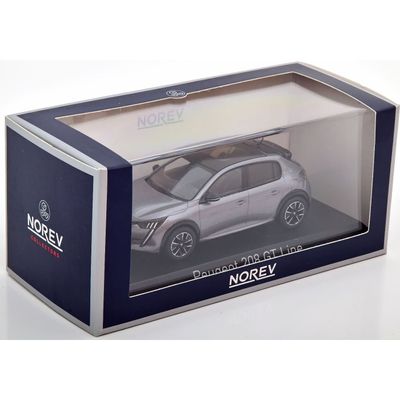 Peugeot 208 GT Line 2019 - Grå - Norev - 1:43