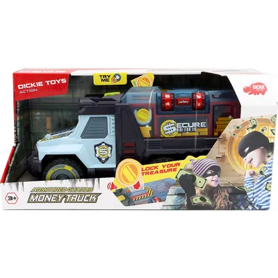 Transport - Ljud och Ljus - Money Truck - Dickie Toys - 34 cm