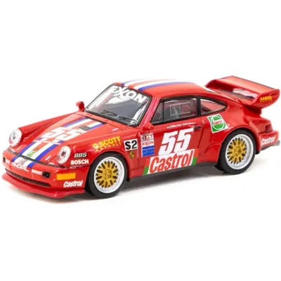 Porsche 911 RSR 3.8 - Röd - Castrol - Tarmac Works x Schuco - 1:64