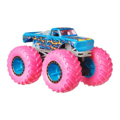 Glow in the Dark - Hot Wheels Monster Trucks - Stor pakke